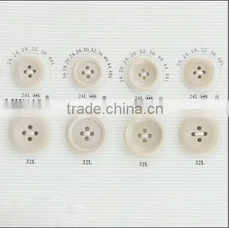4-holes 24L 32L grey color buttons for men's suits
