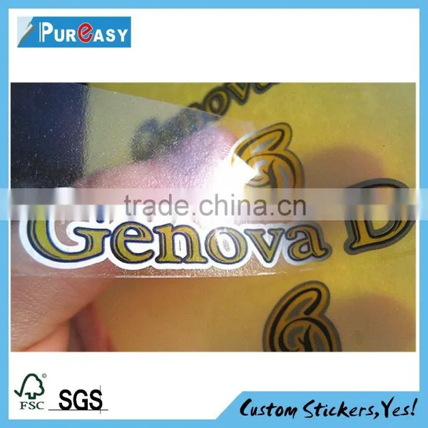 Transparent Company Logo Labels,Transparent Label Screen Printing photo-6