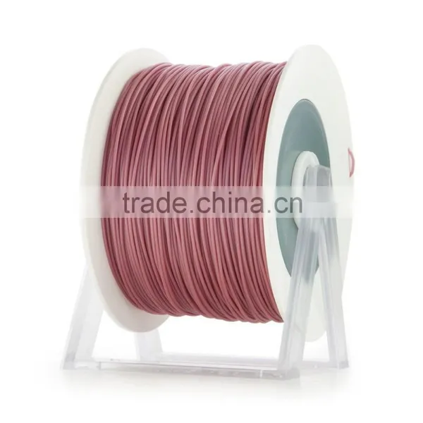 Pla 3d Printer Material Dark Antique Pink Metallic Filament With Spool Convertible Into a Coat Hanger. Spool Holder Included. photo-2