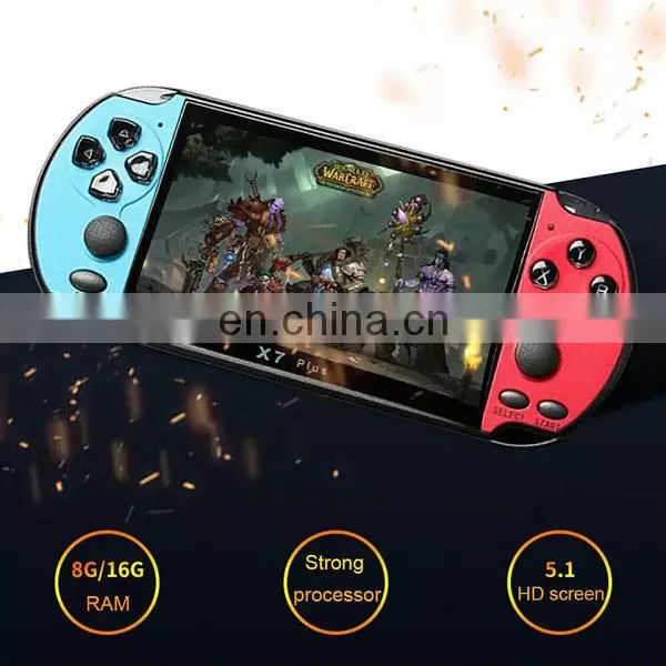 Wholesale Newest X7 Plus Video TV Retro Game Console With Full Color Screen Christmas Gifts Smartphone Game Controller photo-3