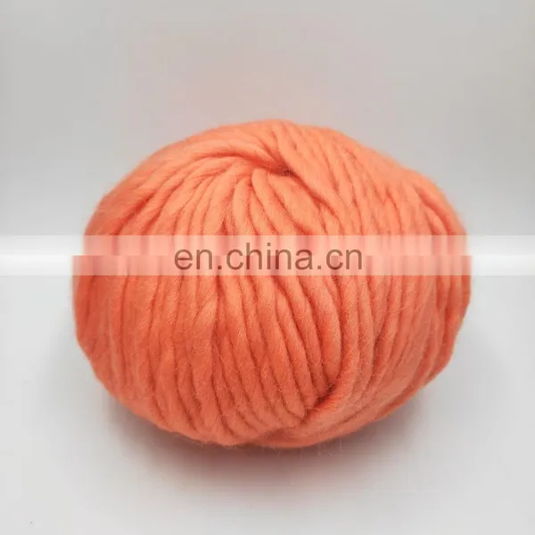 Factory Wholesale Cheap Crochet Wool Knitting Yarn Roving Yarn for Rugs 100% Merino Wool photo-2