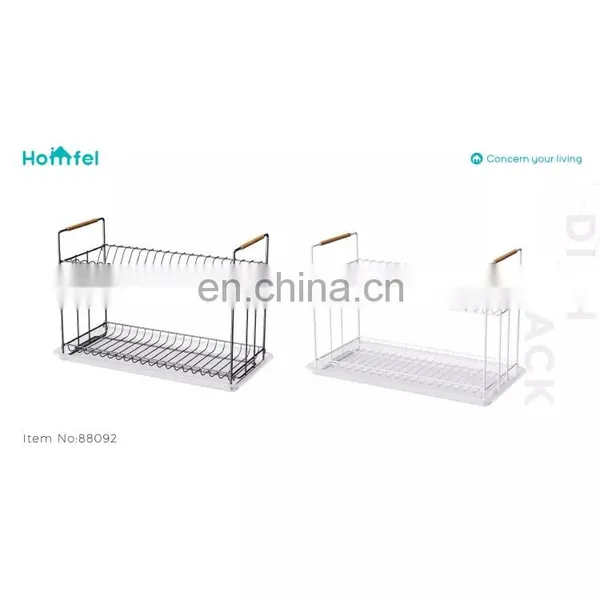 Multifunction 2 Tier Dish Rack Kitchen Organizer Sink Drying Rack photo-2