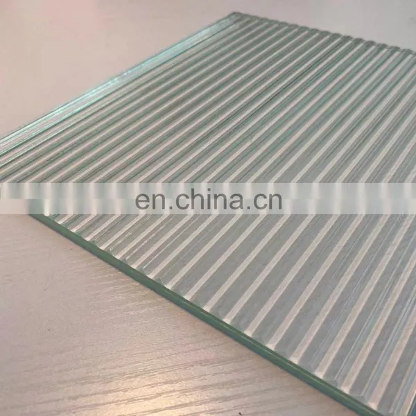 Ribbed Laminated Tempered Glass Fluted Laminated Glass 5+5mm or 6+6mm photo-4