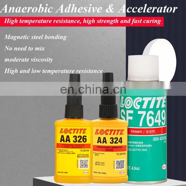 Loctites AA 326 Acrylstrukturkleber Ein-Komponenten-Superkleber in Gelb, Magnetstahlkleber für Magnet, Metall und Glas 326 photo-3