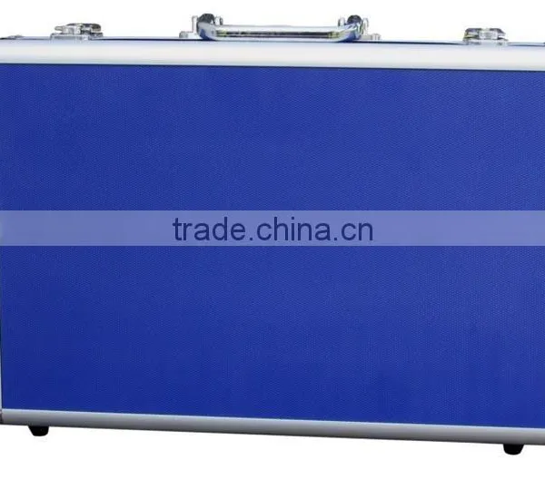 Professional Aluminum Essential Carrying Case,hard Shell Blue Aluminum Essential Oil Carry Case,40bottle Essential Oil Hard Case photo-2