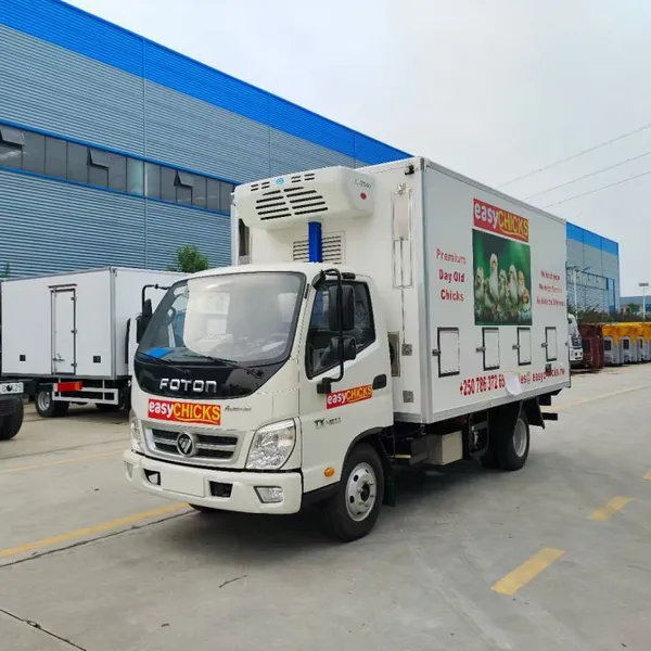 20000 Capacity Poultry Babychicks Transported Van Truck for Slaughterhouses photo-2
