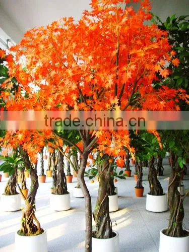 Artificial Mini Tree Fabric Leaf Artificial Tree/artificial Maple Tree