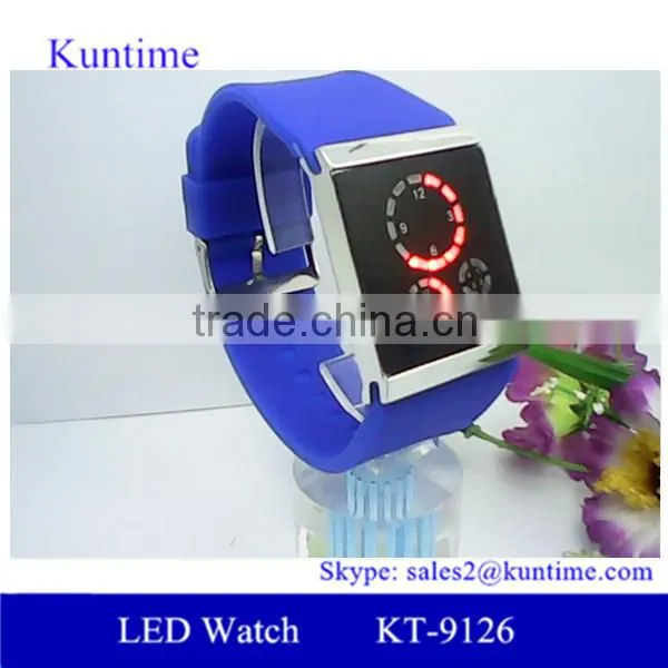 Environmental Silicone Strap 12-hour/date Led Watch Display photo-6