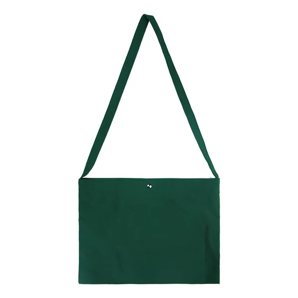 Cycling Musette Bag With Long Strap Traveling Shopping Black Cotton Canvas Shoulder Crossbody Food Bags photo-5
