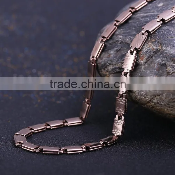 Popular Directly Yiwu Jewelry Factory Gold Plated Chain Necklace For Mens photo-2