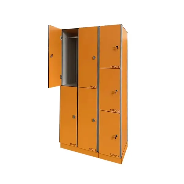 Durable Waterproof HPL School Locker Changing Room With Bench photo-4