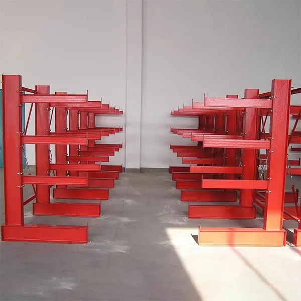 Industrial Cantilever Storage Rack Heavy Duty Single Side Double Side Long Goods Storage Rack