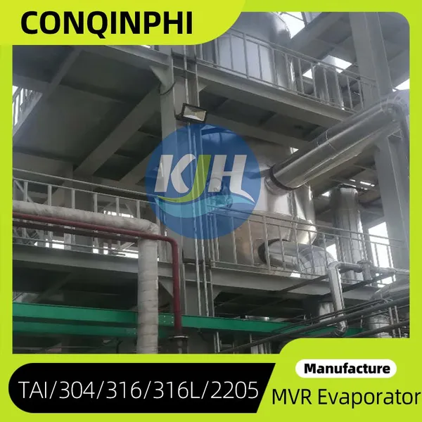 Chemical Plant Wastewater Treatment MVR Evaporator for High Salinity Brine Concentration photo-5