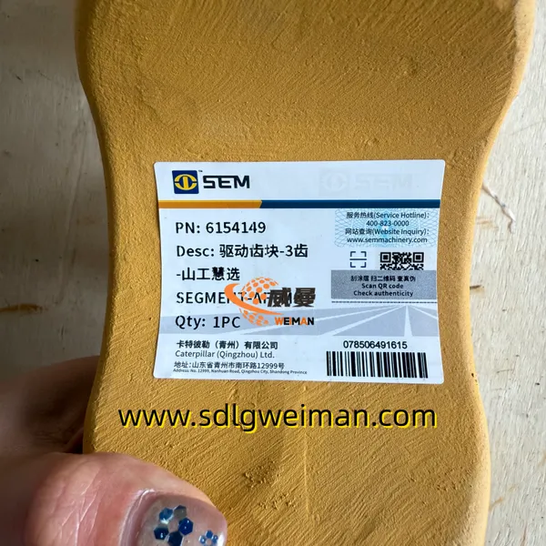 SEM Original 5444537,6154149 Sprocket Segment For SEM 816D Bulldozer Spare Parts photo-4