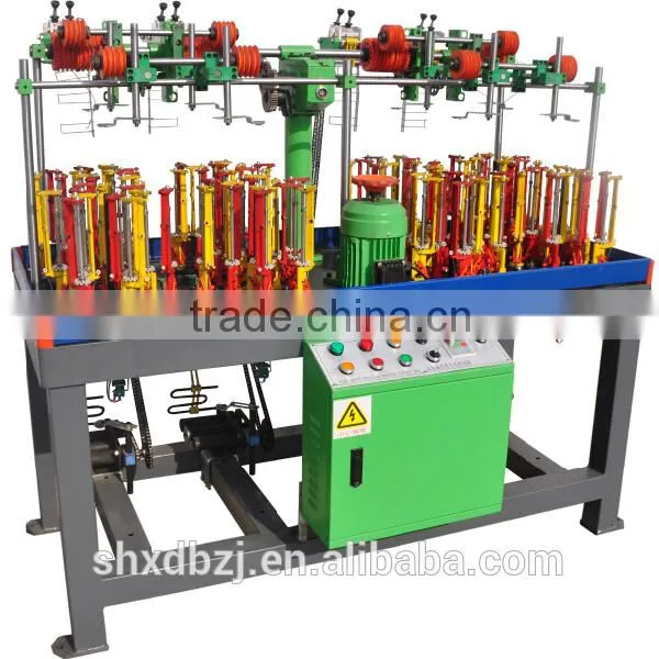 90 Series Flat Belt and Shoelace and Elastic Band Braiding Machine