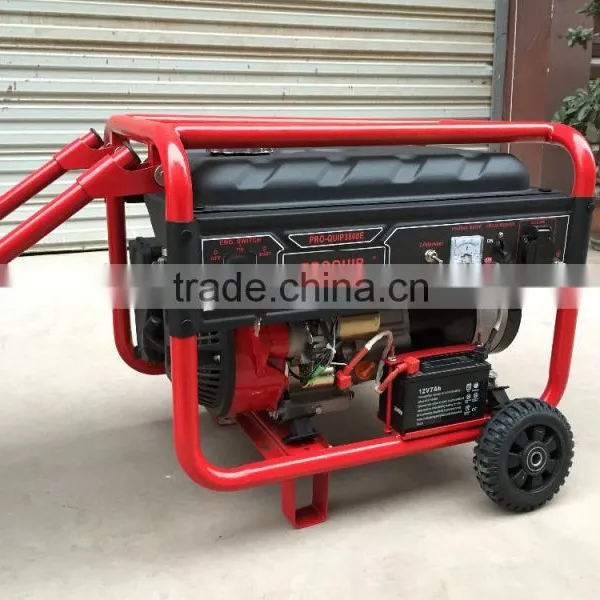 6.5kw SSC(strong Starting Current) Gasoline Generator Can Drive a 4.4kw Motor/4 Pieces AC EPA/GS/CE/SONCAP Approved