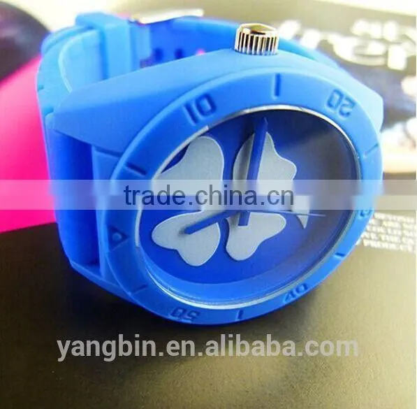 Promotional Large Double Face Design Your Own Plastic Gift Watch photo-4