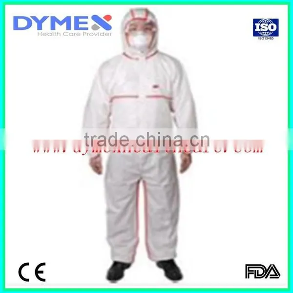 Disposable Type 5 Antistatic Flame Retardant Coverall photo-3