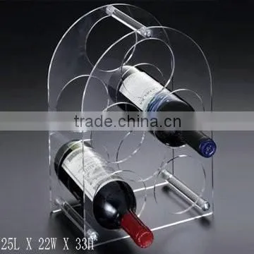 GH-RZ261 High Polished Durable and Elegant Acrylic Wine Bottle Display Rack photo-5