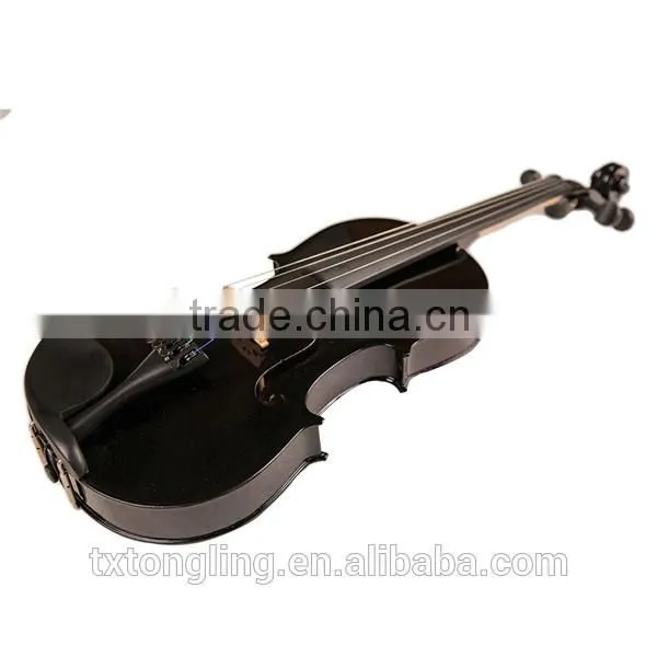 Cheapest Plywood Violin TL-VP03A Painted Violins Black Violin photo-5