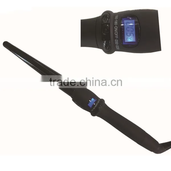 Hair styling curling iron LCD Hair curling wand