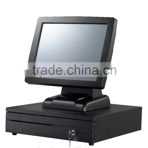12.1 Inch Supermarket Cashier System/pos Terminal With Cash Box & Keyboard &58mm Thermal Printer photo-3