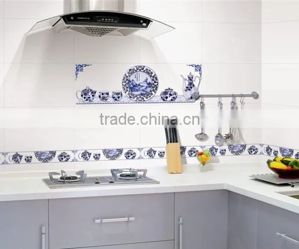 White Bathroom Ceramic Digital Wall Tiles photo-4