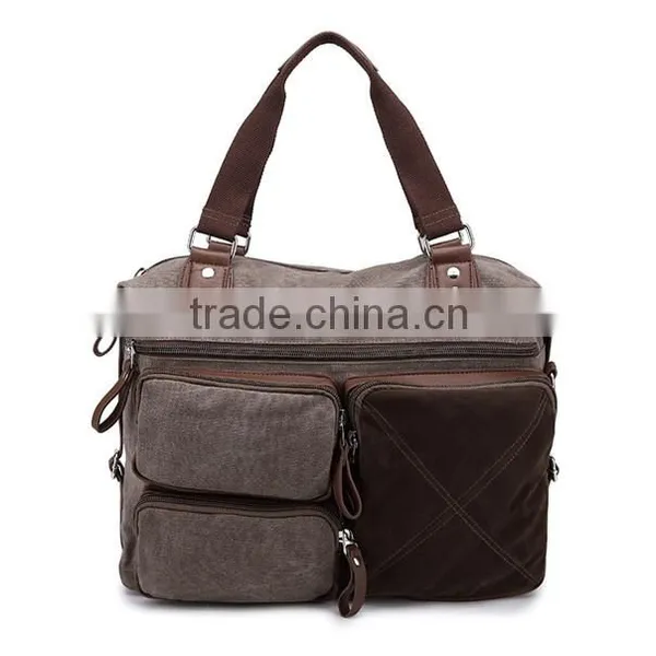 Factory Price Square Pattern Men Outdoor Sport Luggage Travel Tote Bag photo-2
