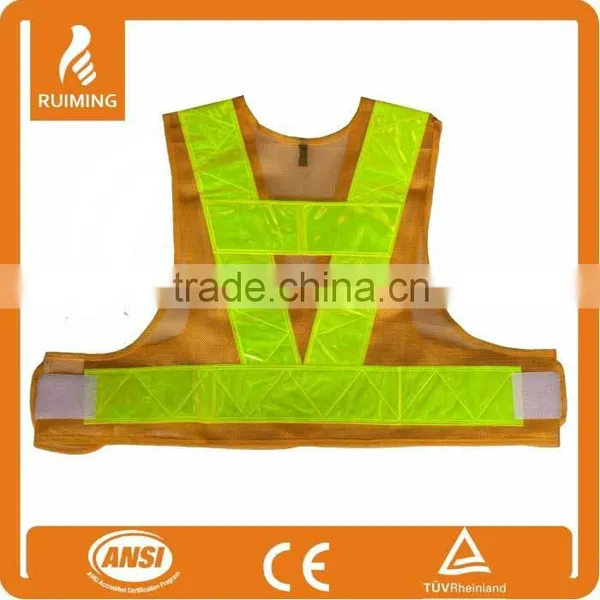 PVC Reflective Tape Traffic Reflective Yellow Safety Vest