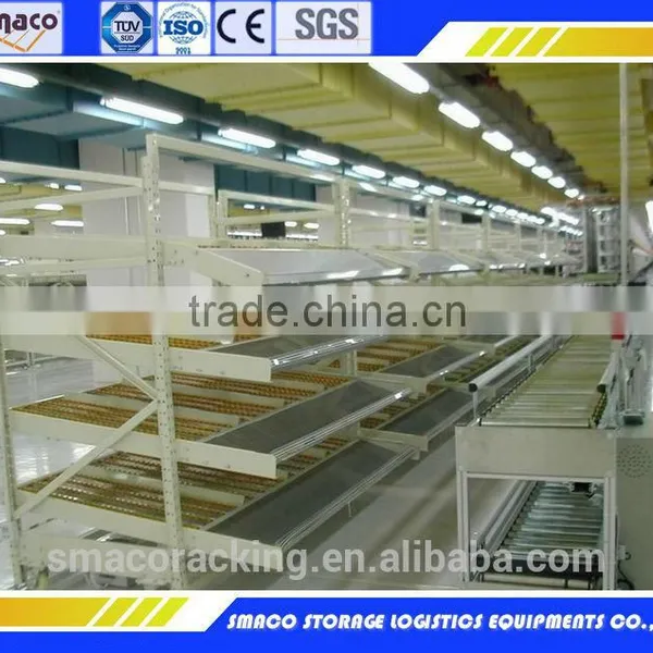 Industrial Use Roller Slides Pipe Flow Through Racking photo-6