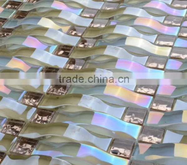 GT004 300X300mm Foshan Factory New Design Hot Style Curved Border Tile photo-4