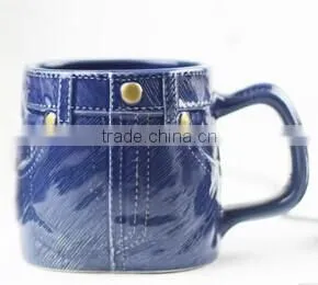 Creative Jeans Shape Ceramic Mug photo-2