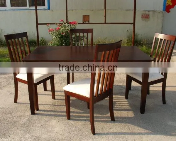 Hot Sell in Made in China Cheap High Qunlity Folding Solid Wood Dining Room Furniture Table and Chair photo-3