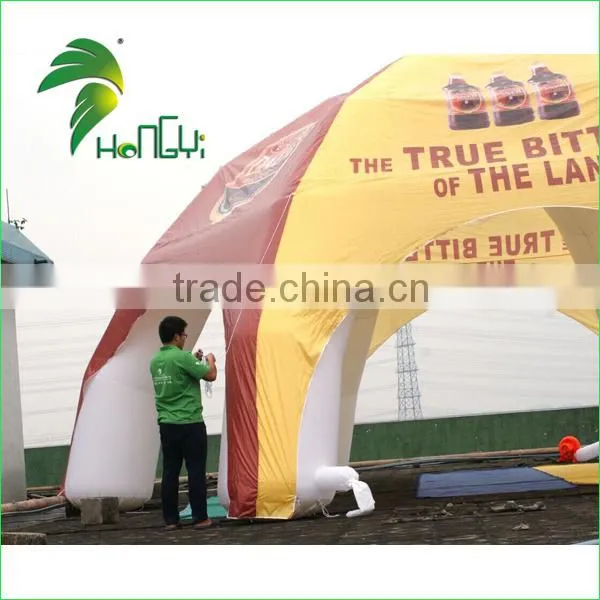 Inflatable Advertising Yellow Tent , 6 by 10 Meters Spider Tent for Sale photo-3