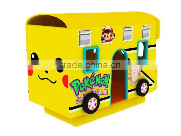 Pikachu Bus Kids Indoor Playground Soft Electric Playground Equipment photo-2
