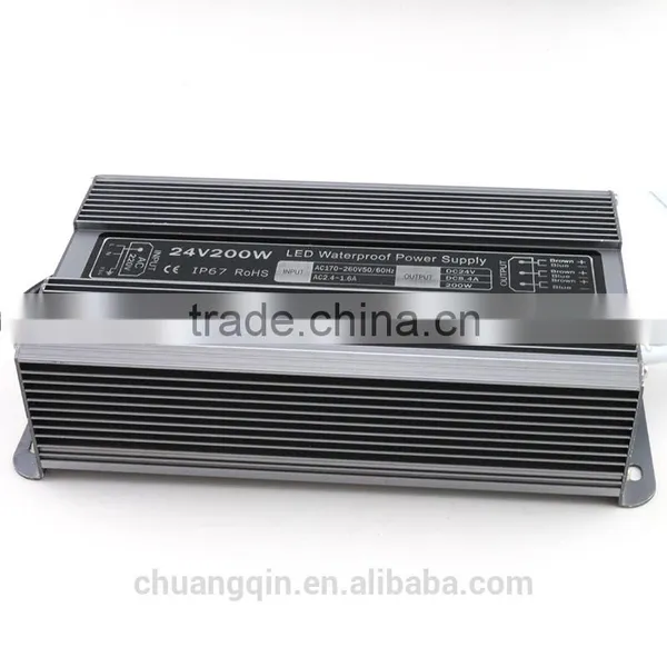 Smps ac to dc 200W 24v 8.3a LED IP67 Switching Power Supply photo-2