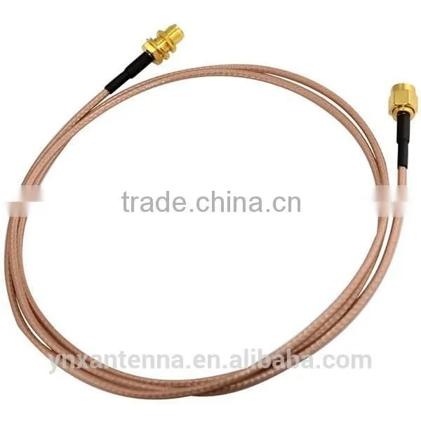 RP SMA Male to Female Pigtail WLAN Telecom RF Antenna RG316 Coaxial Cable 30cm photo-2