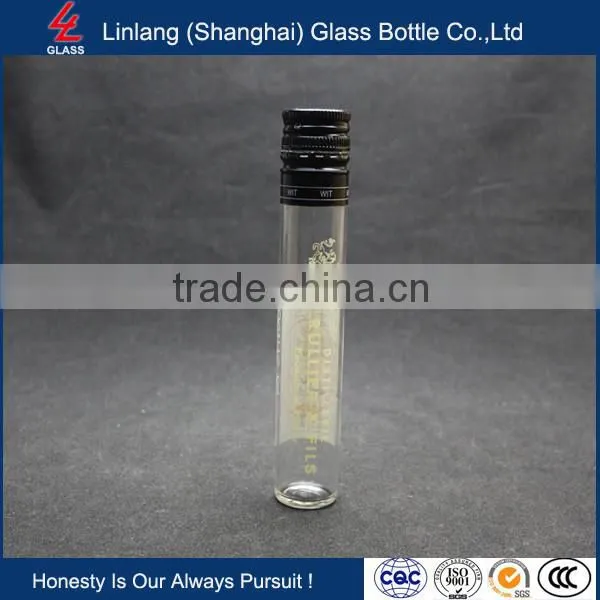 Long Exported Wholesale Tube Glass Bottle for Wine