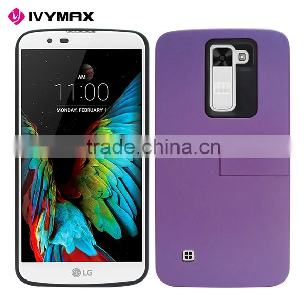 2016 Trending Products 2 in 1 Hybrid Case New Style Phone Cover With Kickstand for LG K7 Tribute 5/M1 photo-2