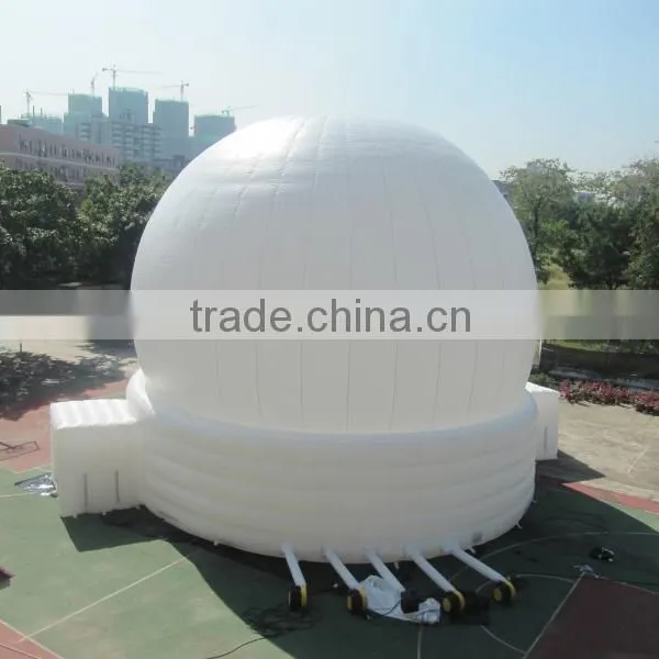 2016 Single Layer Giant White Inflatable 3D Projection Dome Tent From China photo-6