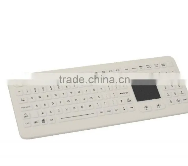 Hot Selling IP68 Industrial Silicone Keyboard, Medical Keyboards, Waterproof Keyboards With Touchpad photo-2