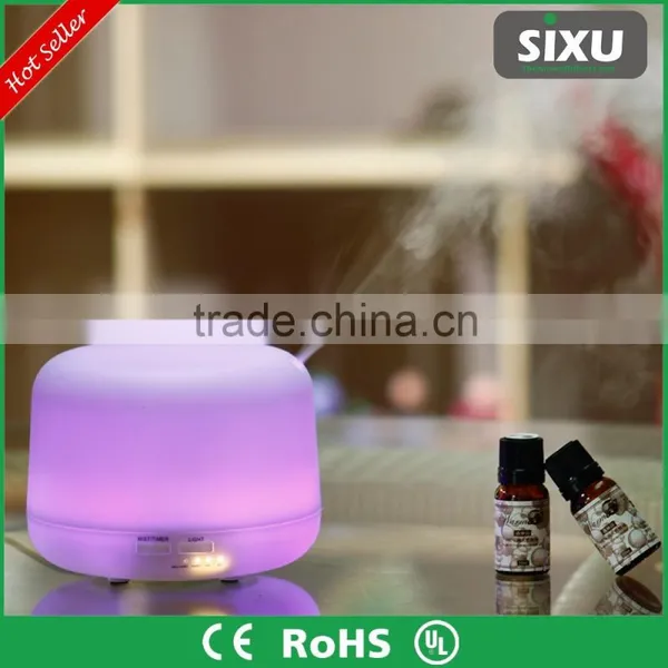 Portable PC Desk Humidifier Commercial Ultrasonic Humidifier Plastic Led Aroma Flower Diffuser photo-4