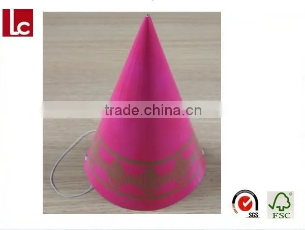 Eco-Friendly Custom Disposable Paper Party Hat in All Party Decoration