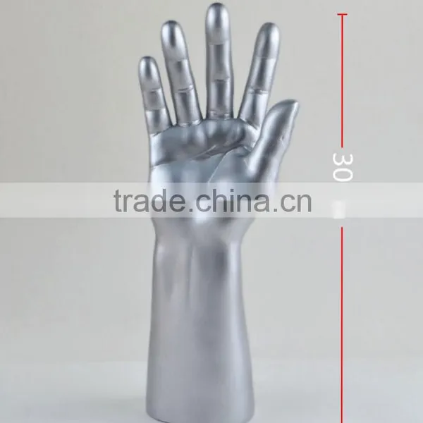 High Glossy Fiberglass Male Mannequin Hand For Glove photo-2