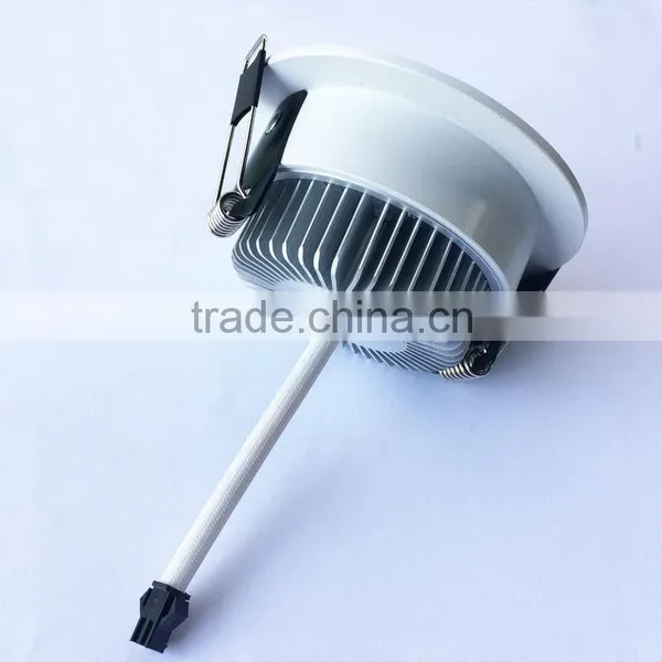 2015LED Ceiling Light Round Ultra Slim Mcob High Power 5W Ip44 Recessed Downlight Led photo-3