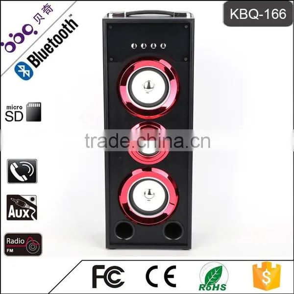 BBQ KBQ-166 25W 3000mAh DJ Empty Speaker Box photo-4