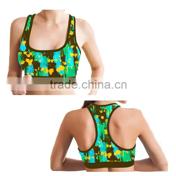 (OEM/ODM Factory) Custom Blank Yoga Sports Bra