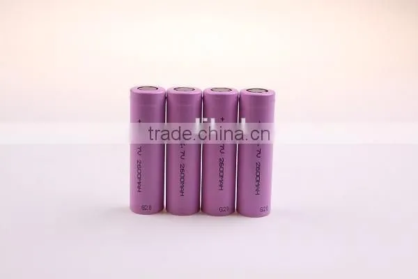 Gold Supplier High Quality Lithium 18650 Battery Cell 2600mAh photo-2