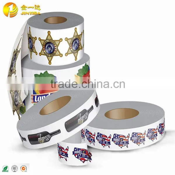 Multi Color Polyester Hologram Adhesive Sticker Label photo-3