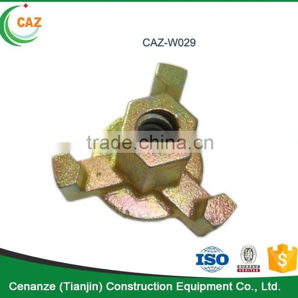 Galvanized Cast Iron Round Plate Nut for 15/17mm Tie Rod photo-5